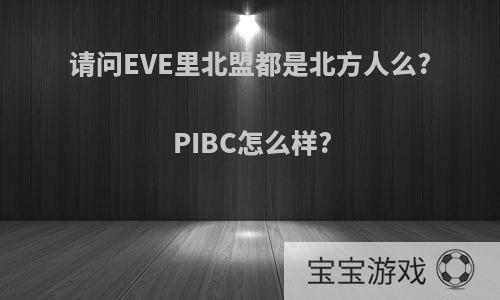 请问EVE里北盟都是北方人么?PIBC怎么样?