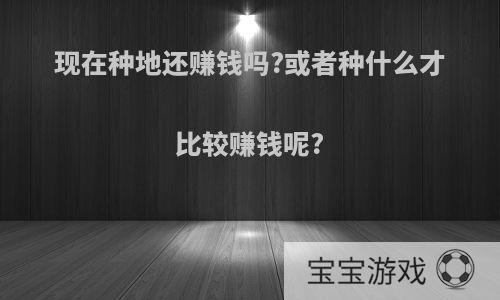 现在种地还赚钱吗?或者种什么才比较赚钱呢?