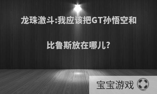 龙珠激斗:我应该把GT孙悟空和比鲁斯放在哪儿?