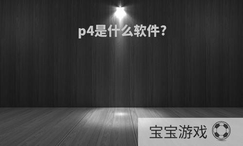 p4是什么软件?