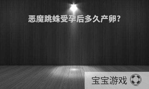 恶魔跳蛛受孕后多久产卵?